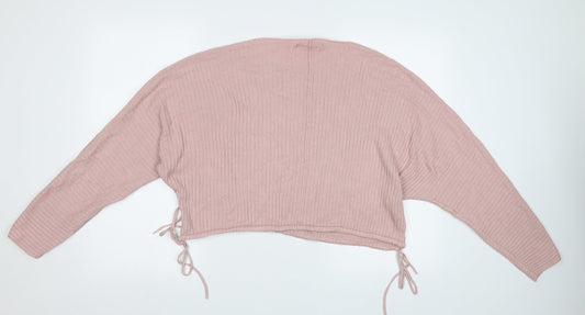 Womens UK Size M FOREVER 21 Pink Pullover Sweatshirt