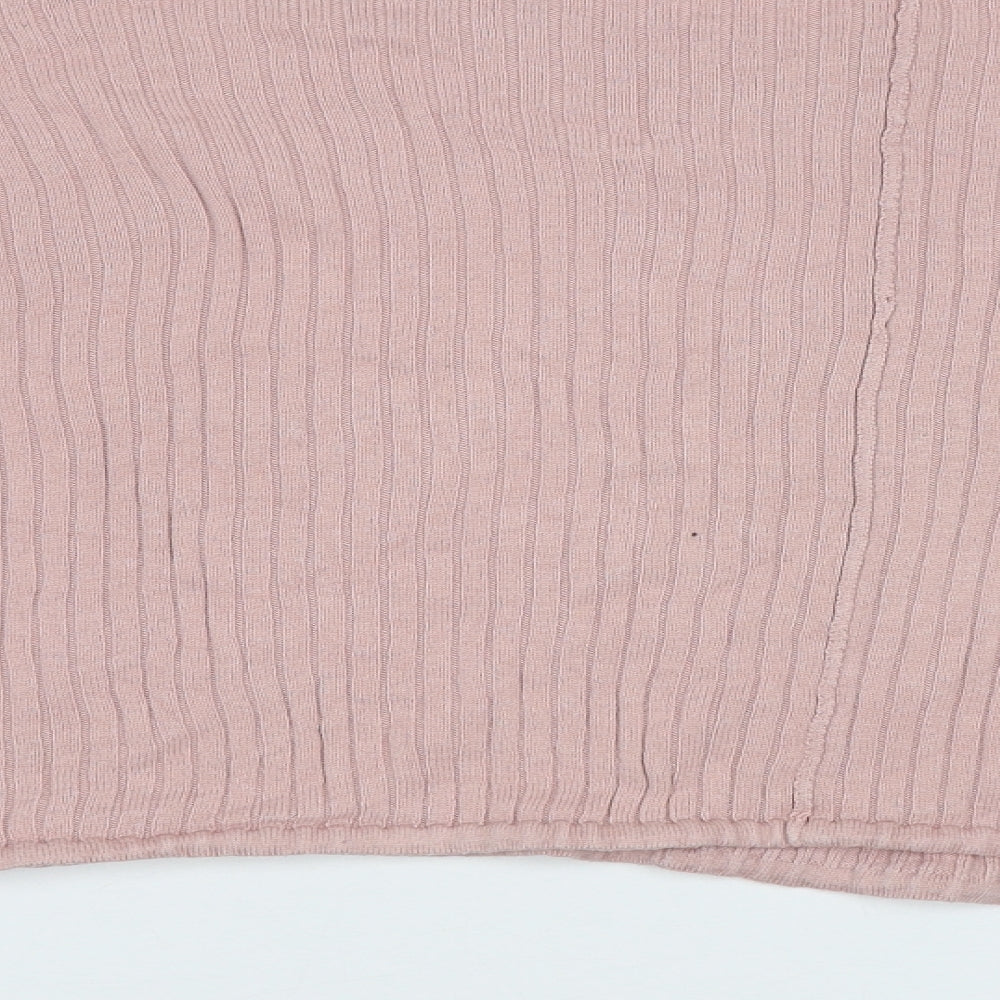 Womens UK Size M FOREVER 21 Pink Pullover Sweatshirt