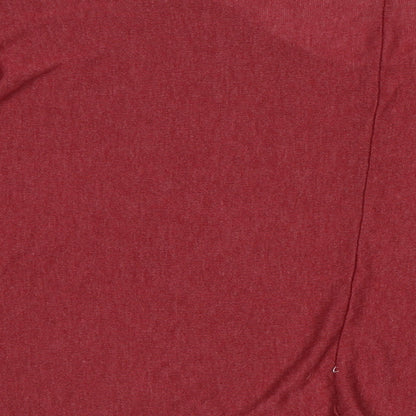 Womens UK Size XL Preworn Red Basic Blouse