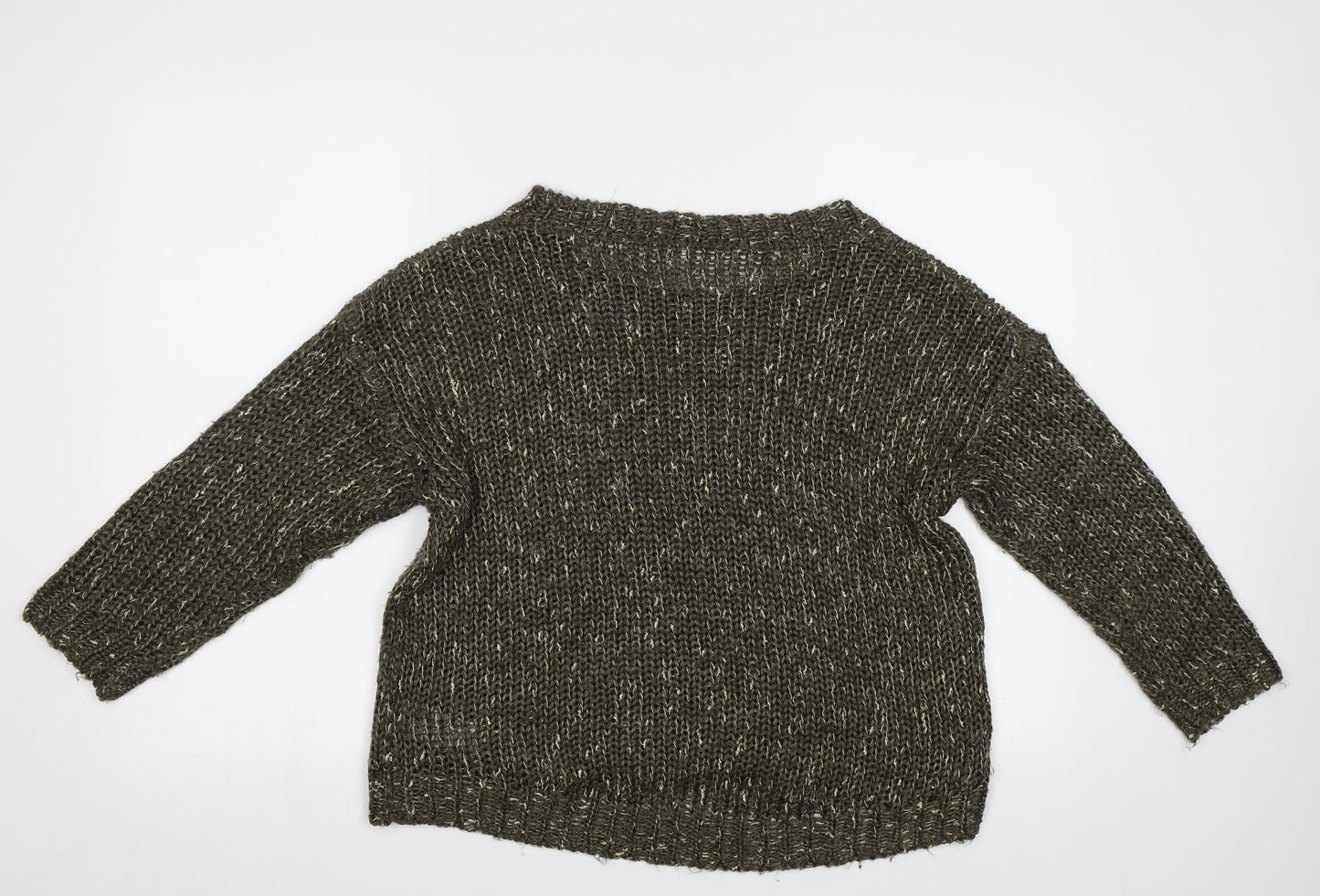 Womens UK Size M Oasis Green Pullover Jumper