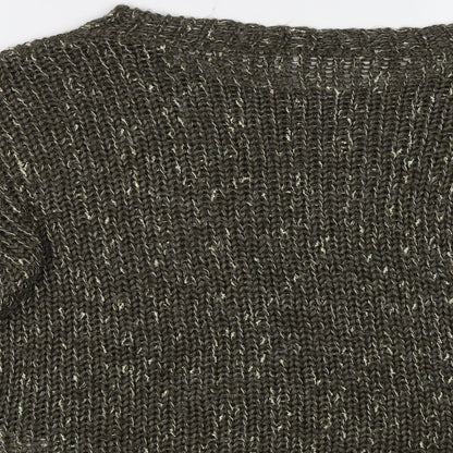 Womens UK Size M Oasis Green Pullover Jumper