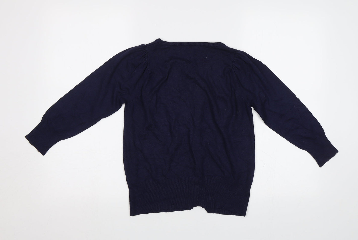 Womens UK Size 12 Dorothy Perkins Blue Cardigan Jumper