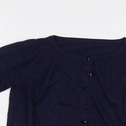 Womens UK Size 12 Dorothy Perkins Blue Cardigan Jumper