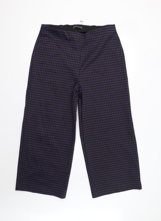 Womens UK Size 16 M&S Regular Fit  Blue Trousers