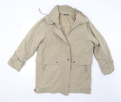 C&A Womens Beige   Overcoat Coat Size 12