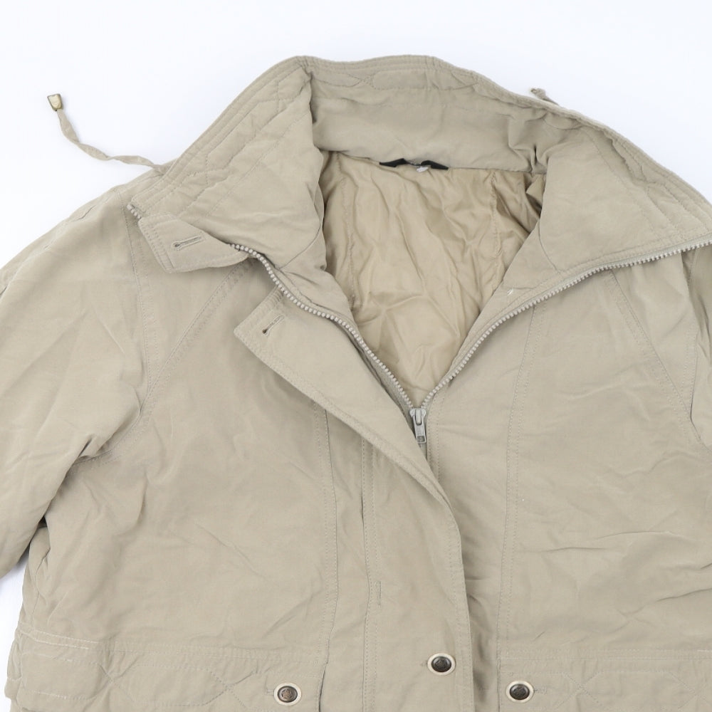 C&A Womens Beige   Overcoat Coat Size 12