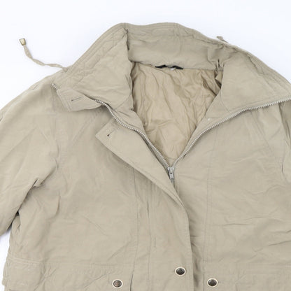 C&A Womens Beige   Overcoat Coat Size 12