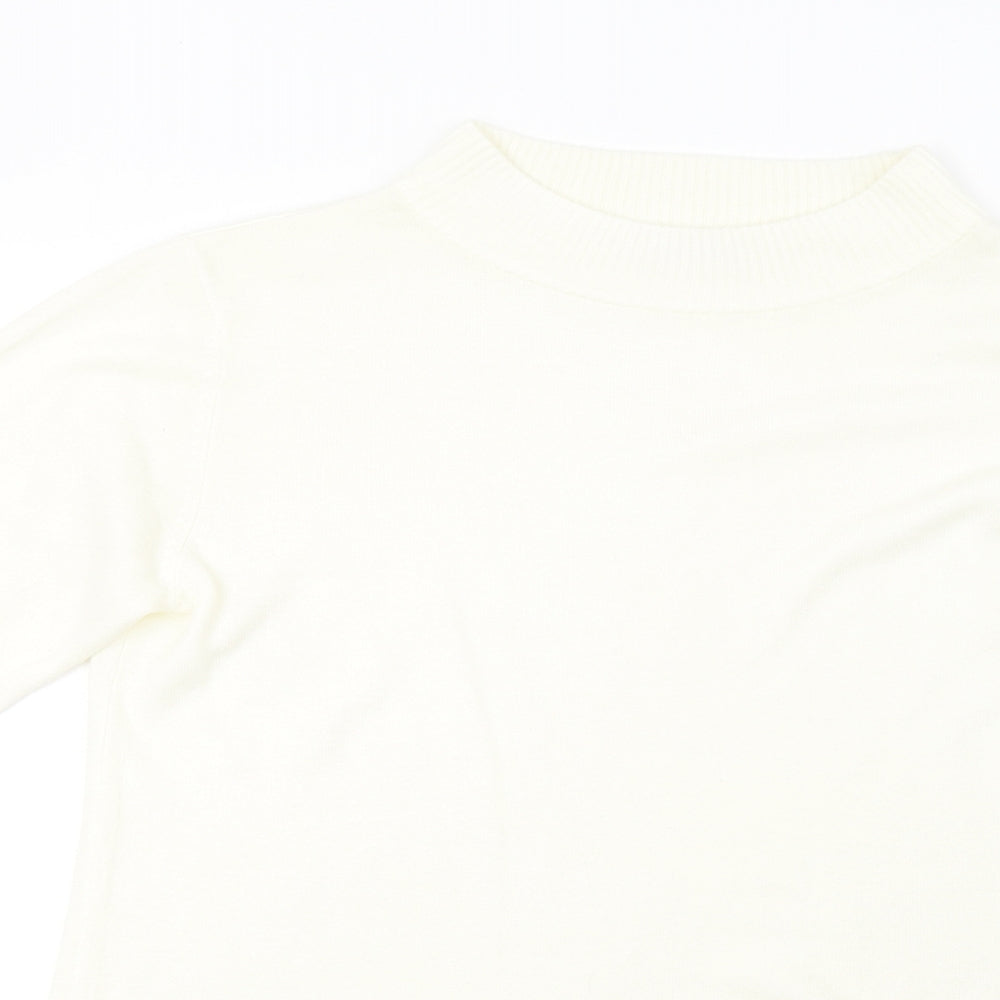 Womens UK Size M Damart Ivory Pullover Jumper