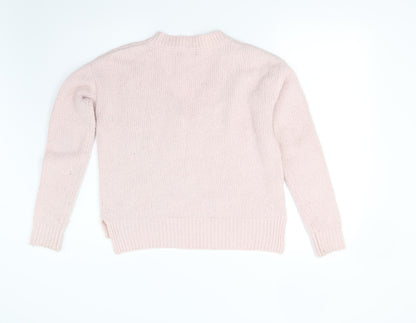 Womens UK Size 6 NEXT Pink Pullover Jumper