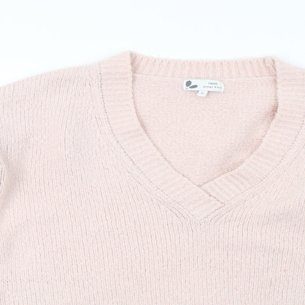 Womens UK Size 6 NEXT Pink Pullover Jumper