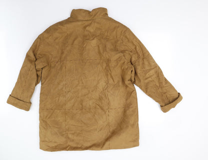 Klass Collection Womens Brown   Overcoat Coat Size M