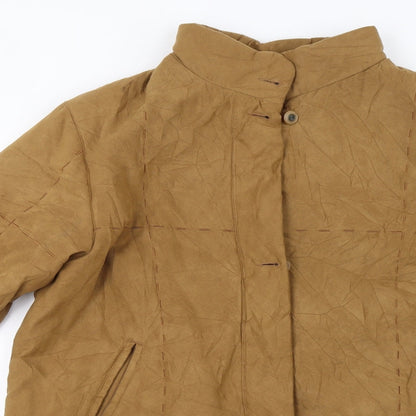 Klass Collection Womens Brown   Overcoat Coat Size M