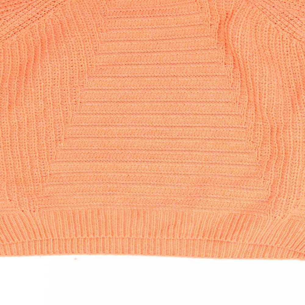 Womens UK Size 6 River Island Orange Pullover Jumper