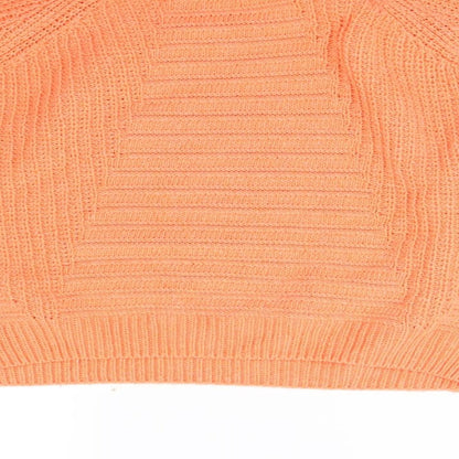 Womens UK Size 6 River Island Orange Pullover Jumper