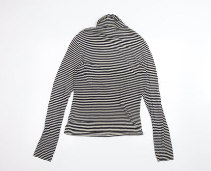 Womens UK Size S H&M Grey Basic T-Shirt