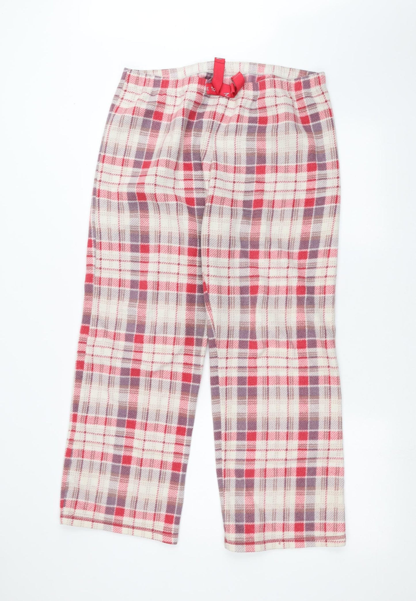 Womens UK Size 12 Marks and Spencer Regular Fit  White Trousers