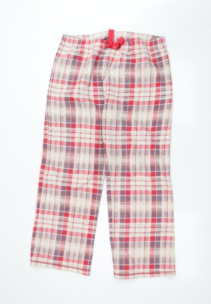 Womens UK Size 12 Marks and Spencer Regular Fit  White Trousers