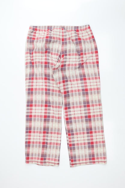 Womens UK Size 12 Marks and Spencer Regular Fit  White Trousers