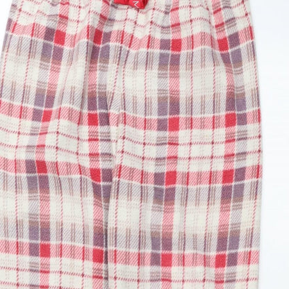 Womens UK Size 12 Marks and Spencer Regular Fit  White Trousers