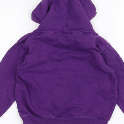 AWD Girls Purple   Pullover Hoodie Size 5-6 Years
