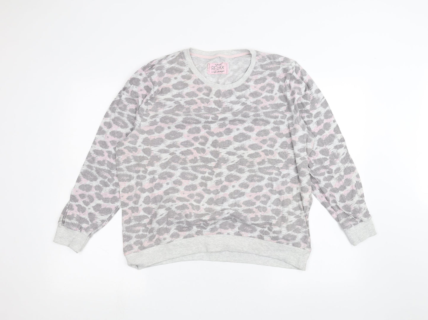 Womens UK Size 18 Peacocks Pink Pullover Jumper