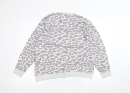 Womens UK Size 18 Peacocks Pink Pullover Jumper