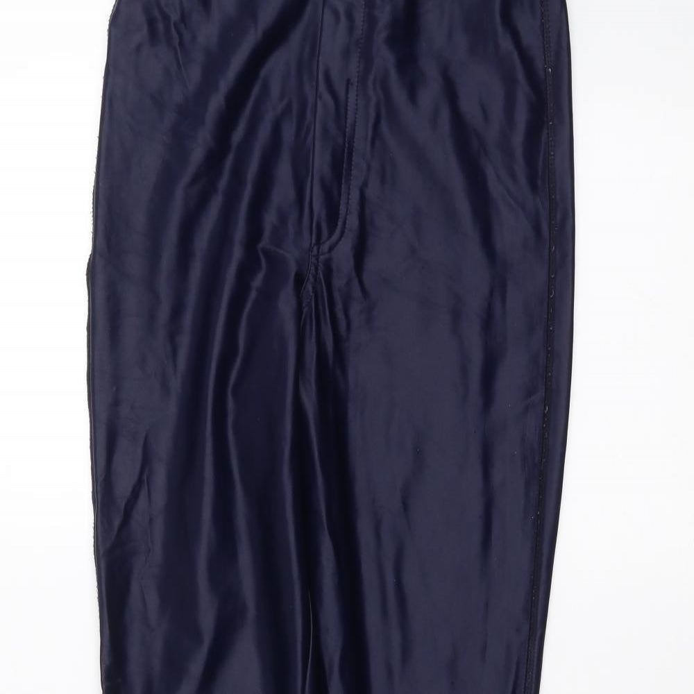 Womens UK Size 8 River Island Regular Fit  Blue Trousers