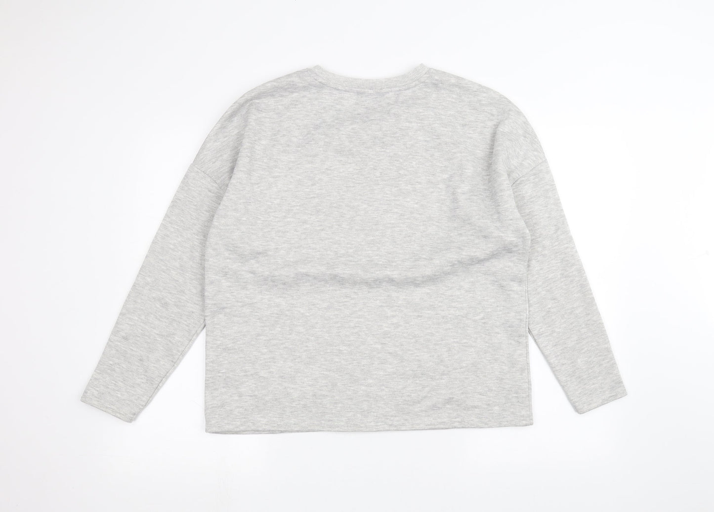Womens UK Size M Papaya Grey Pullover Jumper