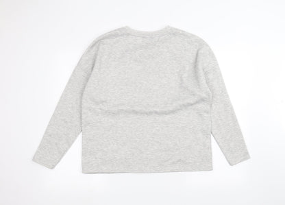 Womens UK Size M Papaya Grey Pullover Jumper