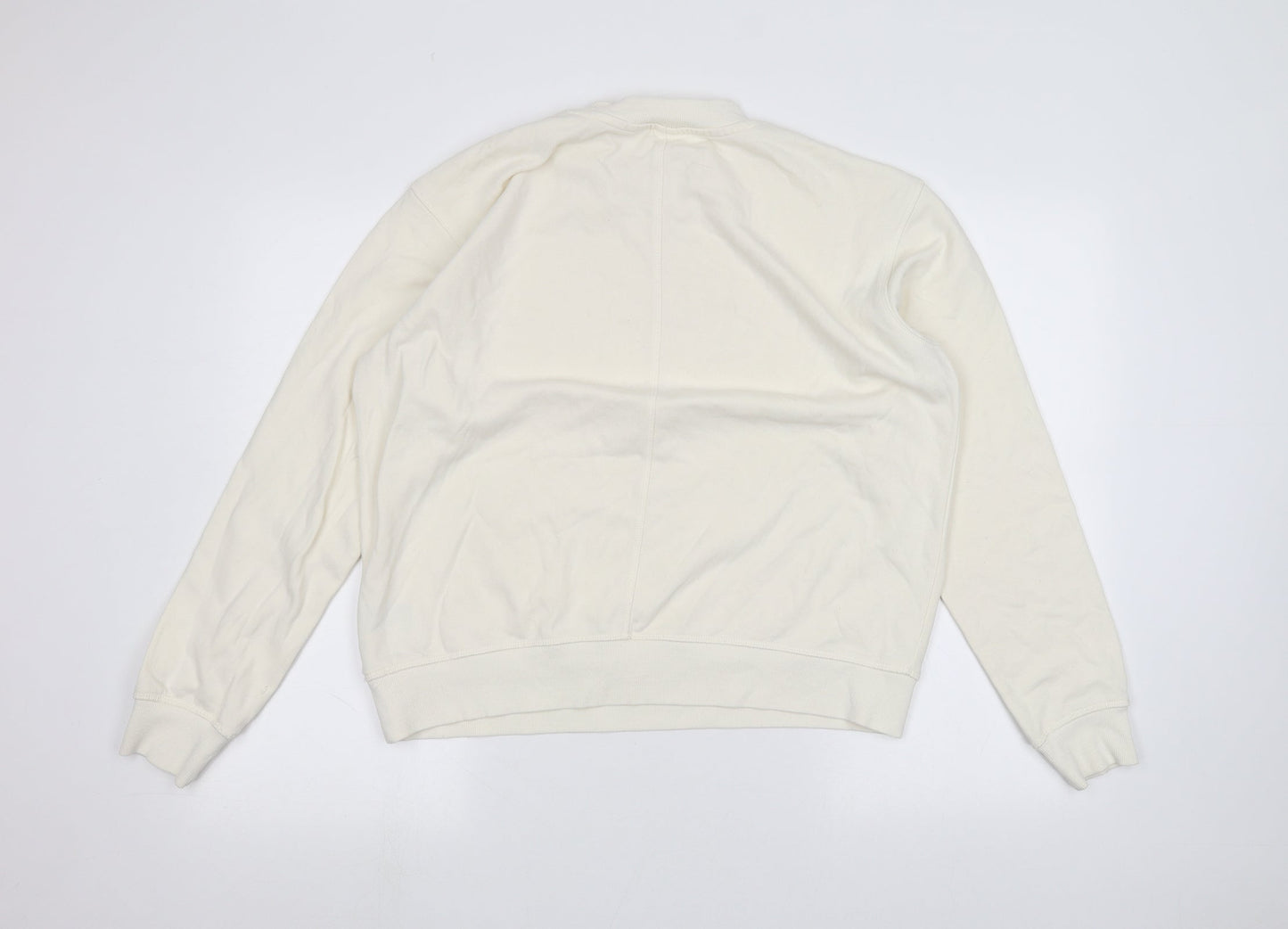 Womens UK Size M H&M White Pullover Jumper