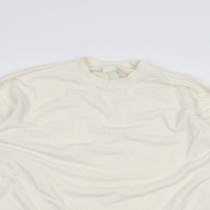 Womens UK Size M H&M White Pullover Jumper