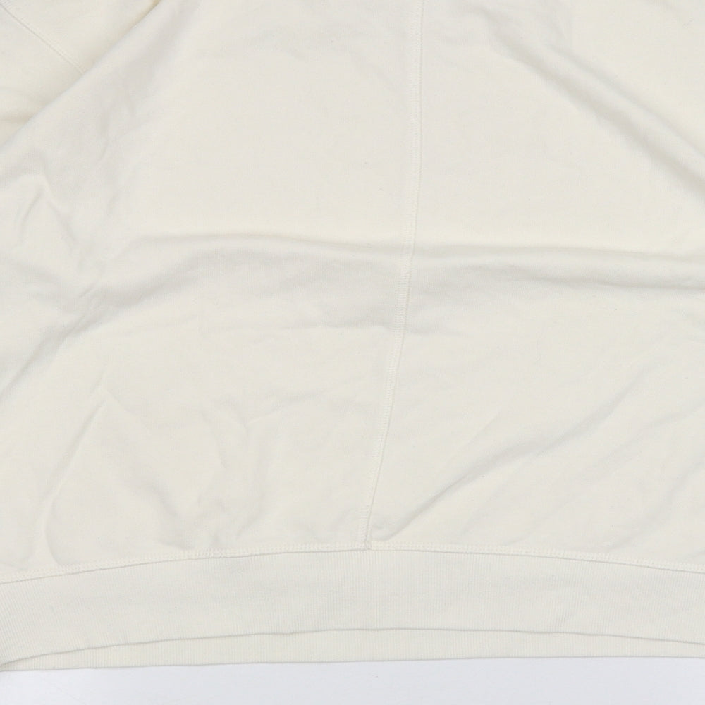 Womens UK Size M H&M White Pullover Jumper
