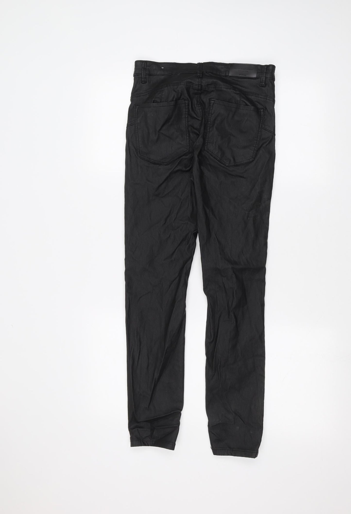 Womens UK Size 10 Astradivarius Regular Fit  Black Trousers