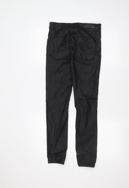 Womens UK Size 10 Astradivarius Regular Fit  Black Trousers