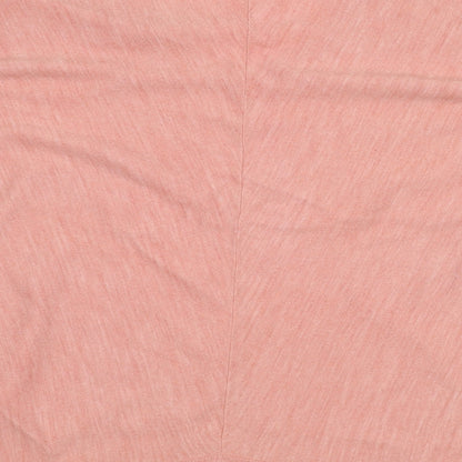 Womens UK Size 16 Note Pink Pullover Jumper