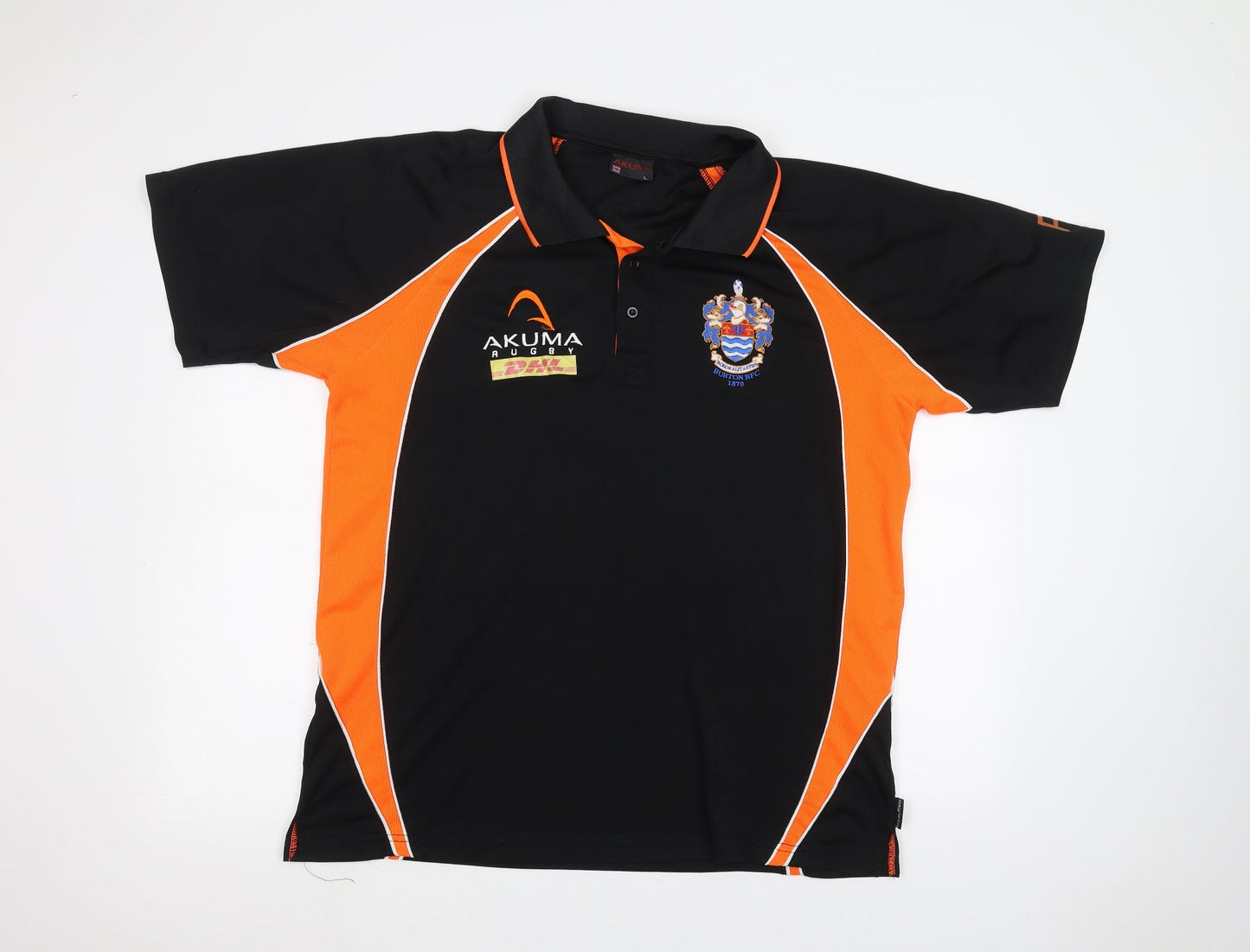 Akuma Mens Black    Polo Size L