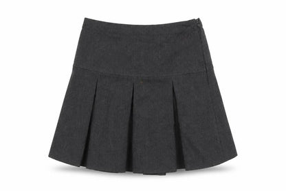 Next Girls Grey   A-Line Skirt Size 7 Years