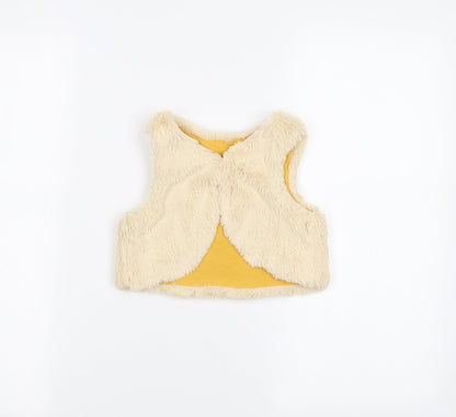 st bernard Girls White   Jacket Coatigan Size 3-4 Years