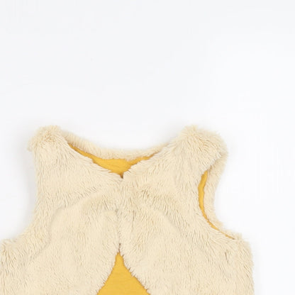st bernard Girls White   Jacket Coatigan Size 3-4 Years