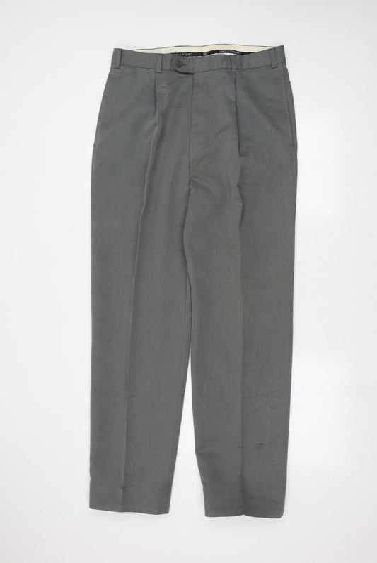 Preworn Mens Grey   Dress Pants Trousers Size 36 in L30 in