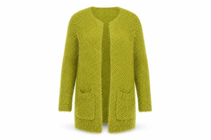 Womens UK Size 6 F&F Green Cardigan Jumper