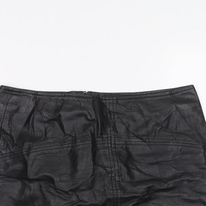 ASOS Womens Black   A-Line Skirt Size 8