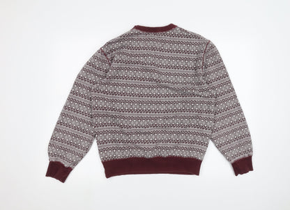 Easy Mens Red   Pullover Jumper Size M