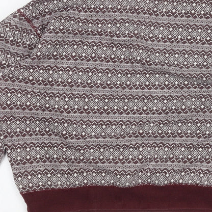 Easy Mens Red   Pullover Jumper Size M