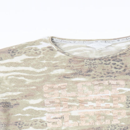 River Island Girls Green Camouflage   Pyjama Top Size 11-12 Years