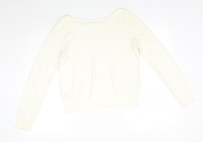 George Womens Ivory   Pullover Jumper Size 14