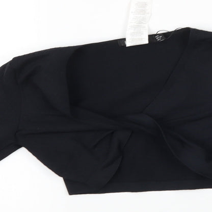 Boohoo Womens Black   Pullover Hoodie Size 6