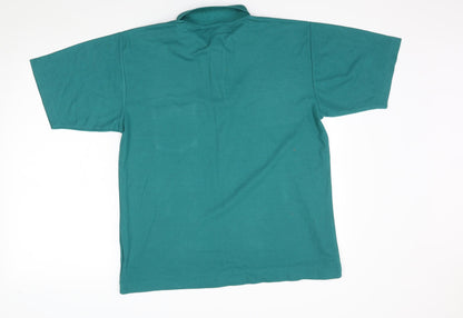 clever Mens Blue    Polo Size L