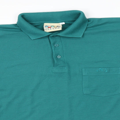 clever Mens Blue    Polo Size L