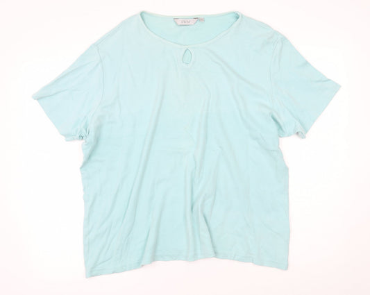 EWM Womens Blue   Basic T-Shirt Size XL